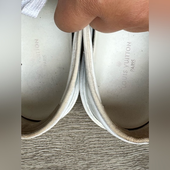 Louis Vuitton Trocadero Light Gray Monogram Shoes - Men US Size 7 - Picture 4 of 9